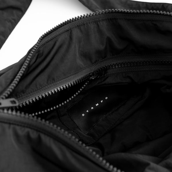 Stampd Puffer Crossbody Bag Black