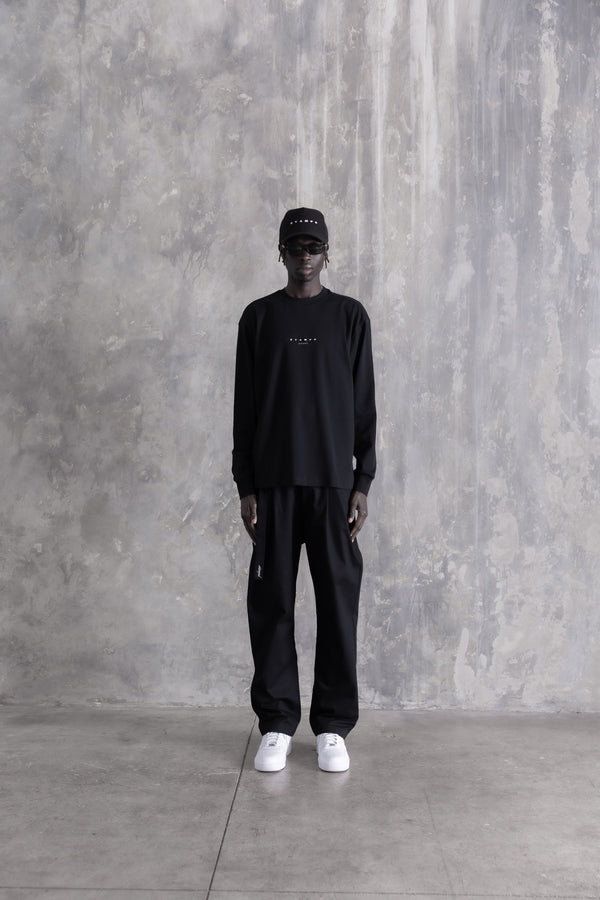 Stampd Runner LS Relaxed Tee Black