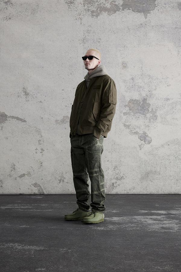 Stampd Sherpa Lined Bomber Jacket Army