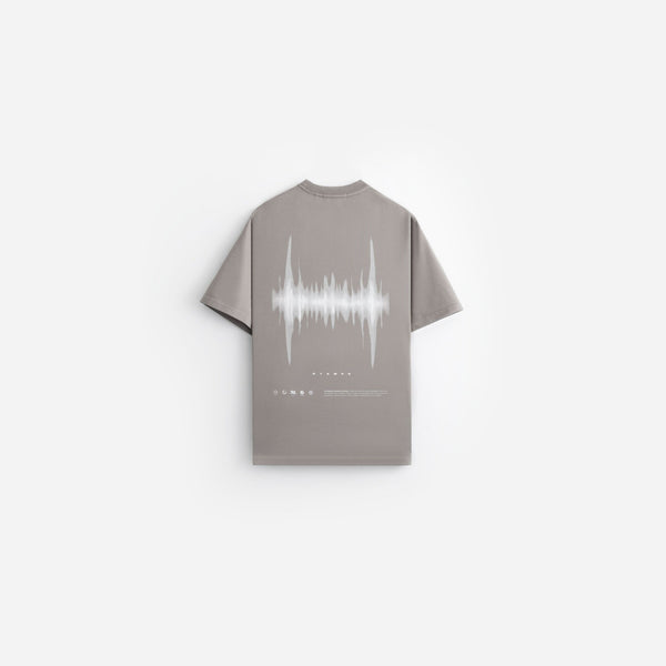 Stampd Sound Wave Relaxed Tee - Vintage Washed Bark