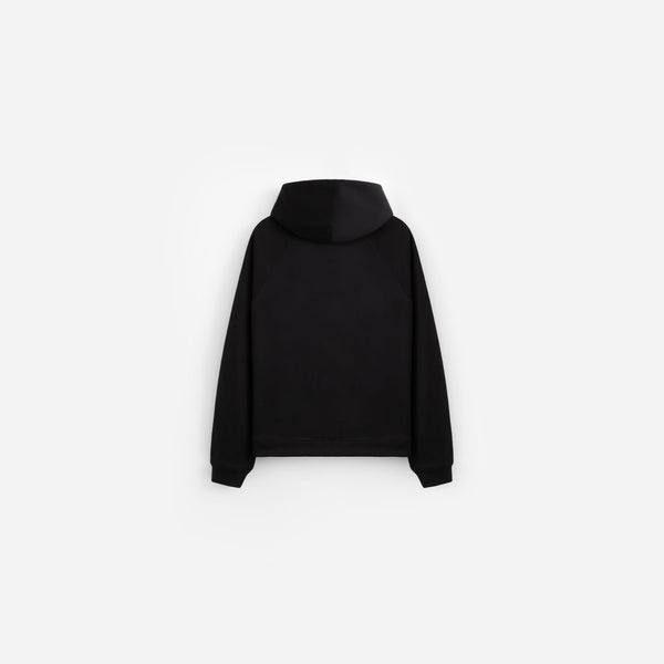 Stampd Stack Logo Raglan Hoodie Black