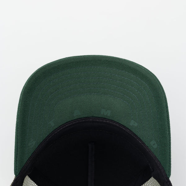 Stampd Strike Logo Label Trucker Spruce