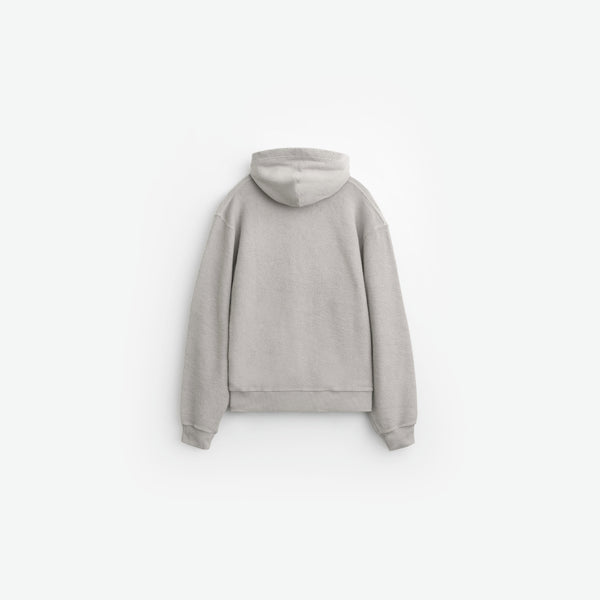 Stampd Strike Logo Reverse Hoodie Fog
