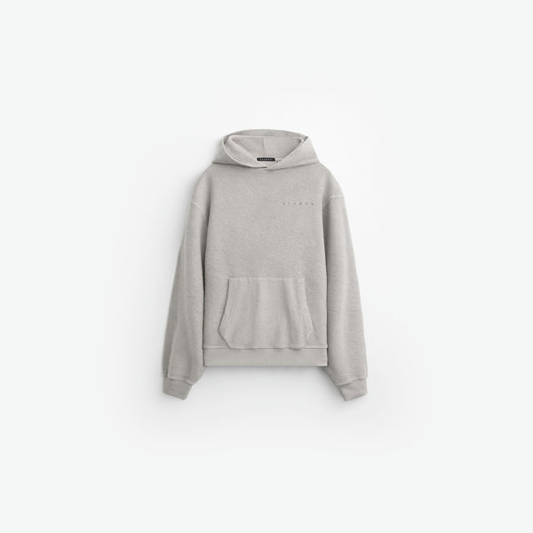 stampd Strike Logo Reverse Hoodie Fog