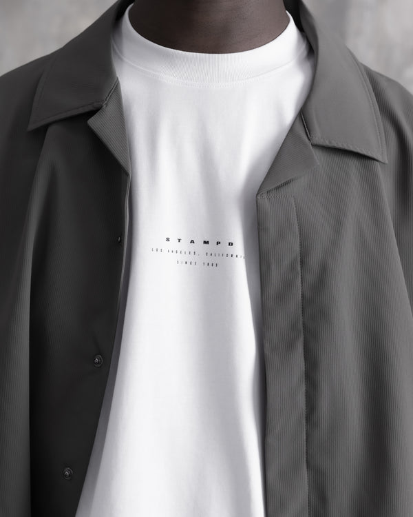 Stampd Strike Stack Logo Relaxed Tee White