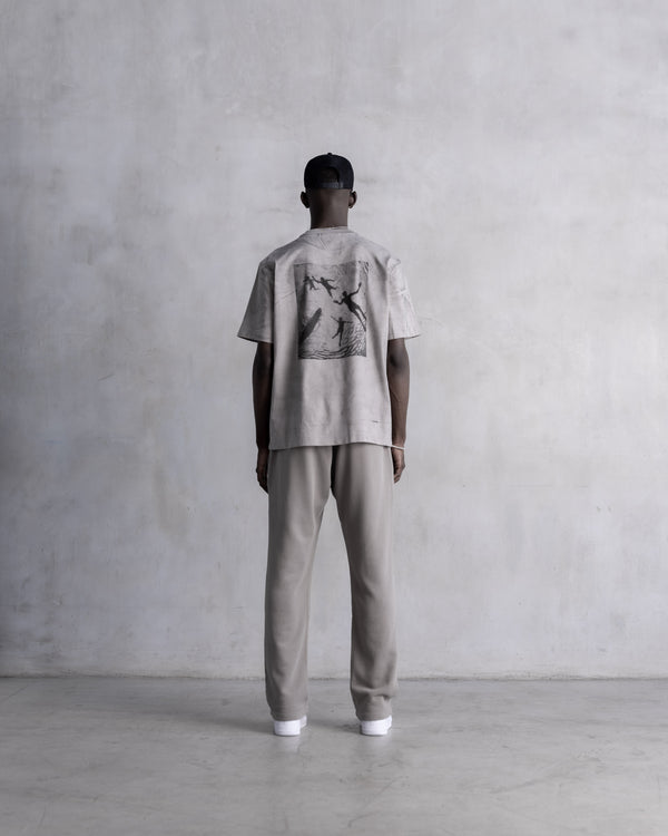 Stampd United Splatter Relaxed Tee Cement