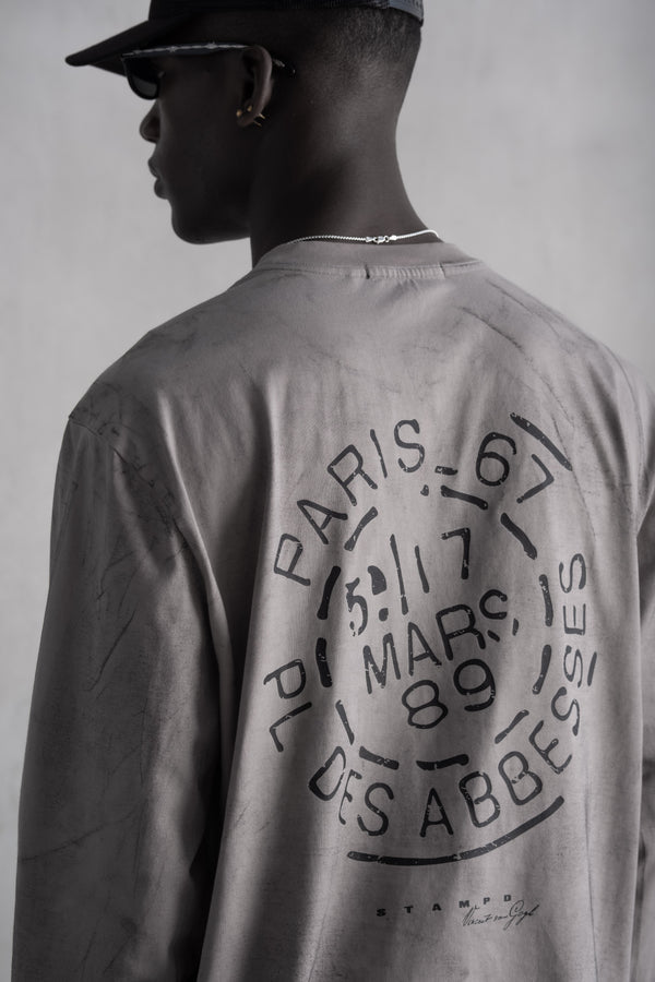 Stampd Van Gogh LS Relaxed Tee Cement