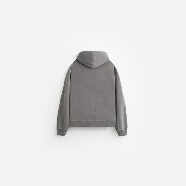 Stampd Strike Stack Logo Core Hoodie - Snow Washed Vintage Grey
