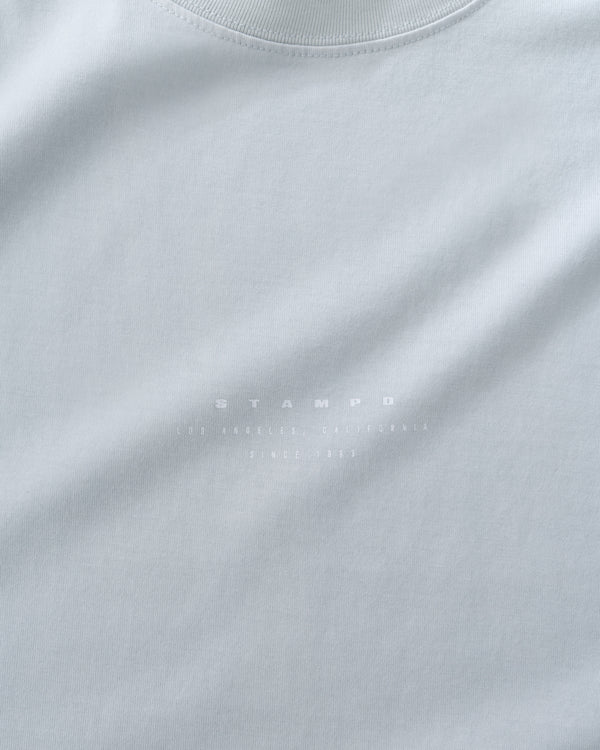 Stampd Strike Stack Logo Relaxed Tee - Garment Dye Ice
