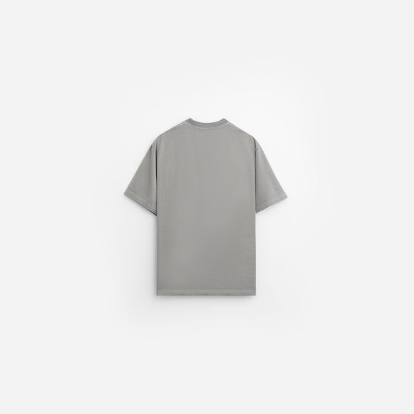 Stampd Strike Stack Logo Relaxed Tee - Garment Dye Smoke