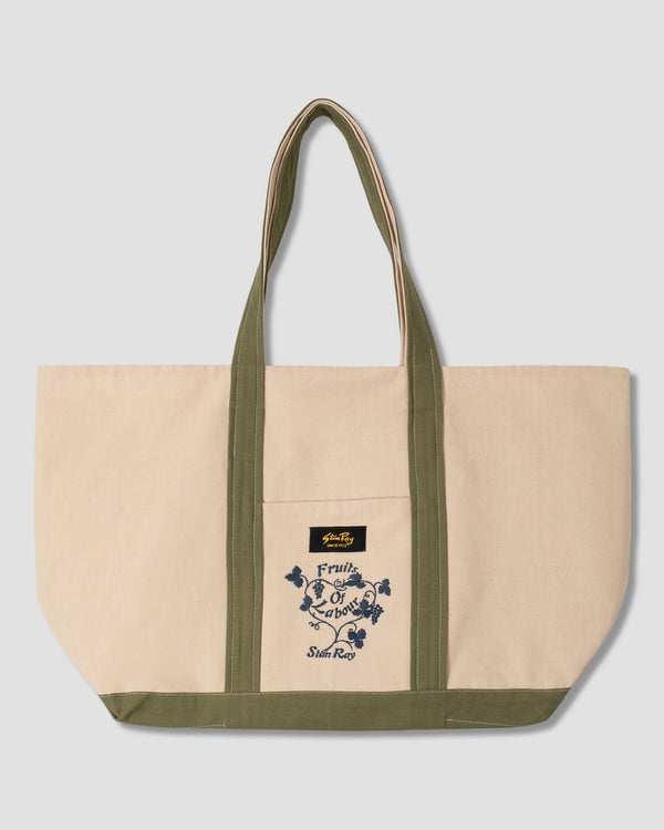 stan ray Big Tote Natural/ Olive Sateen Big Tote (Natural/ Olive Sateen)