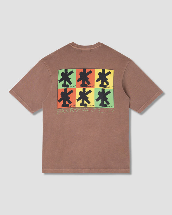 Stan Ray Brush Squares Tee Acorn Brush Squares Tee (Acorn)
