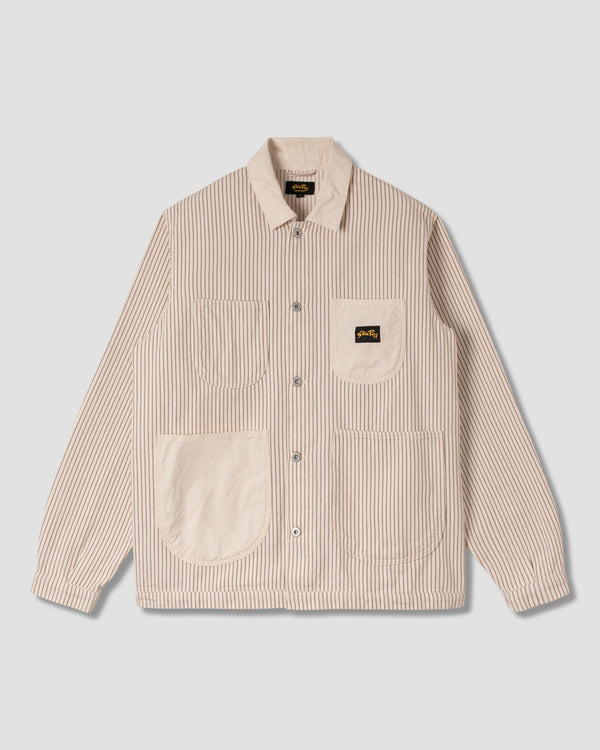 stan ray Coverall Jacket Hickory Mix Coverall Jacket (Hickory Mix)