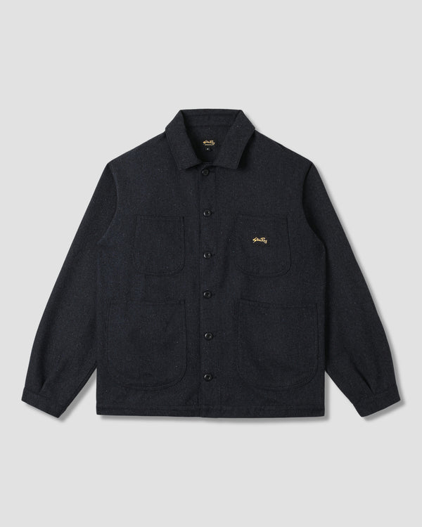 stan ray Coverall Jacket Navy Wool Coverall Jacket (Navy Wool)