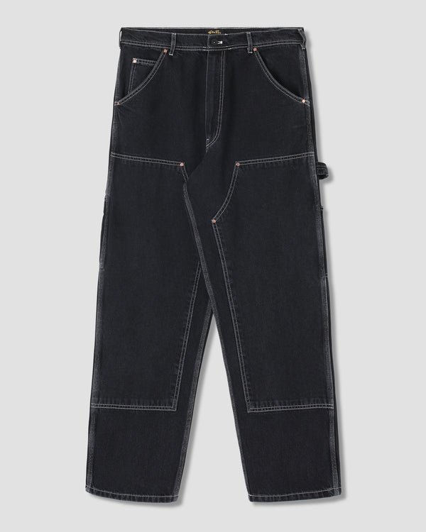 stan ray Double Knee Pant Stonewashed Black Denim Double Knee Pant (Stonewashed Black Denim)