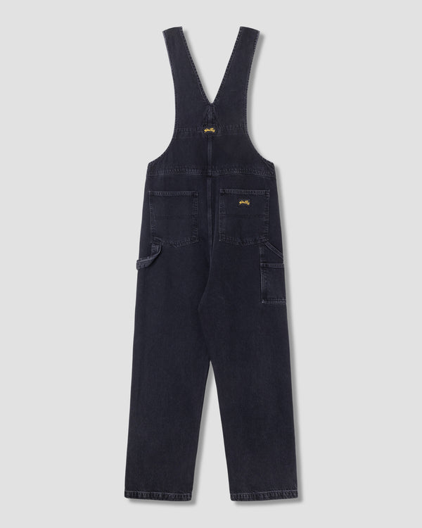 Stan Ray Earls Bib Stonewashed Black Denim Earls Bib (Stonewashed Black Denim)