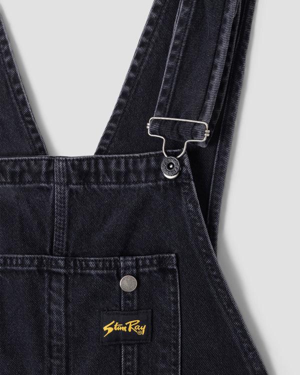 Stan Ray Earls Bib Stonewashed Black Denim Earls Bib (Stonewashed Black Denim)