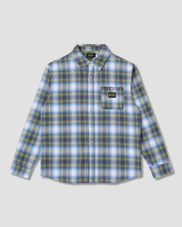 stan ray Flannel Shirt Bright Blue Plaid Flannel Shirt (Bright Blue Plaid)