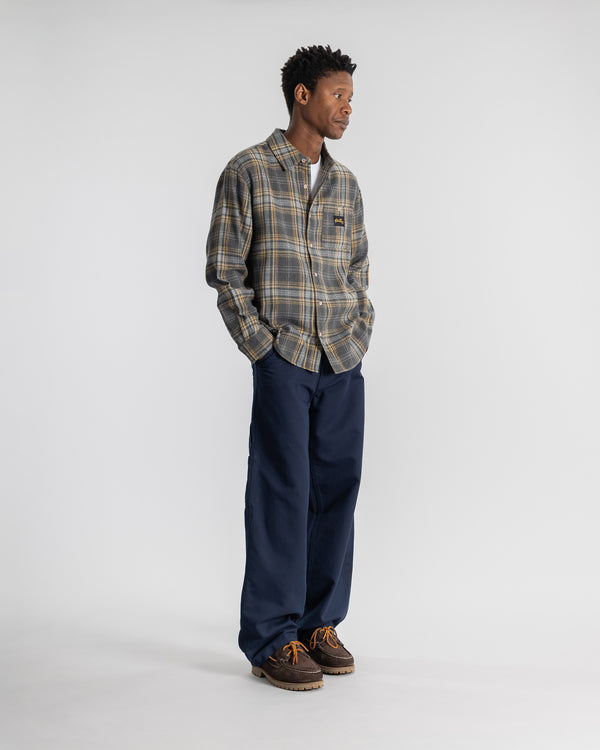 Stan Ray Flannel Shirt Charcoal Plaid Flannel Shirt (Charcoal Plaid)