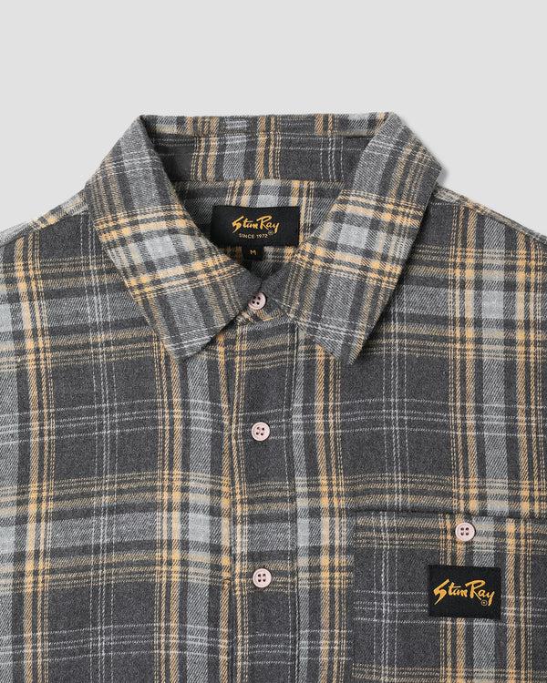 Stan Ray Flannel Shirt Charcoal Plaid Flannel Shirt (Charcoal Plaid)