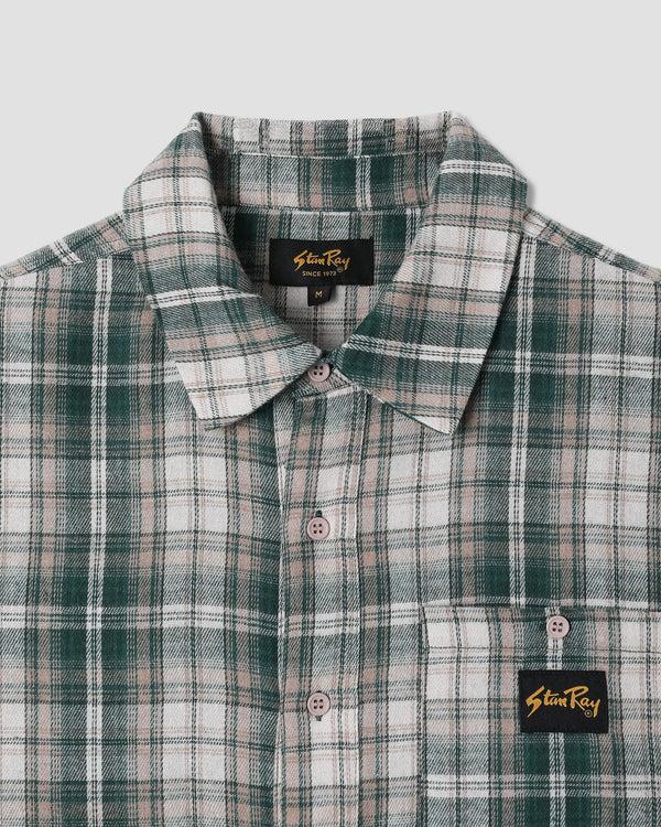 Stan Ray Flannel Shirt Green Plaid Flannel Shirt (Green Plaid)