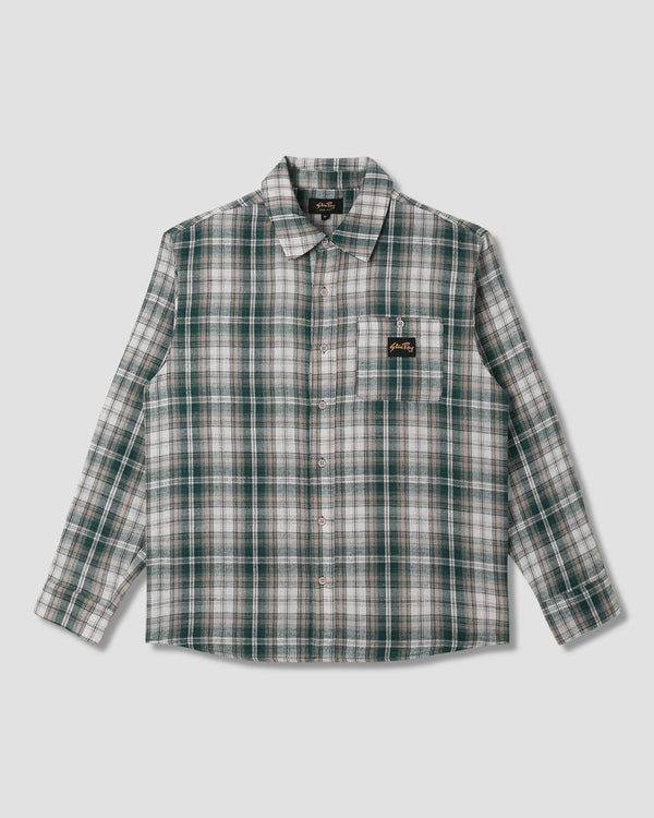 stan ray Flannel Shirt Green Plaid Flannel Shirt (Green Plaid)