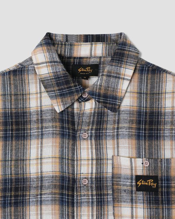 Stan Ray Flannel Shirt Navy Plaid Flannel Shirt (Navy Plaid)