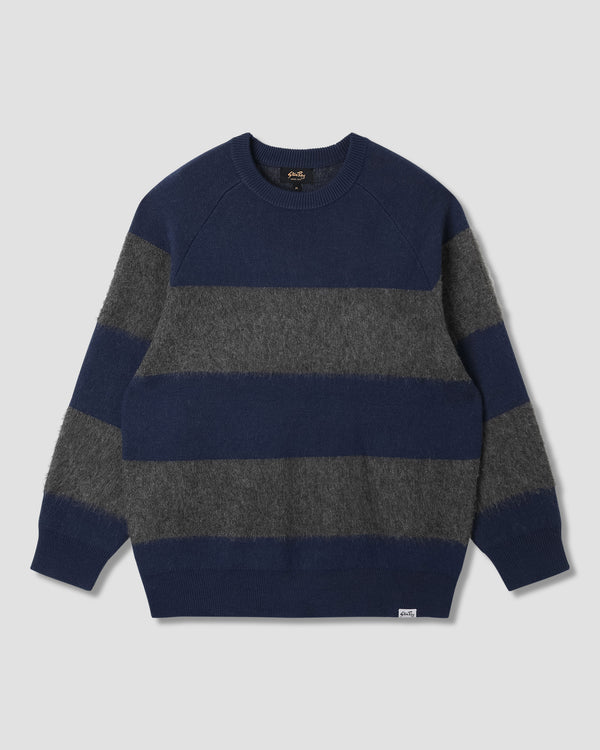 stan ray Knitted Sweater Navy/Charcoal Border Stripe Knitted Sweater (Navy/Charcoal Border Stripe)