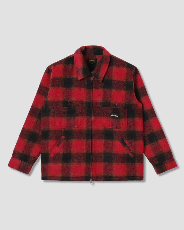 stan ray Mackinaw Jacket Red Plaid Mackinaw Jacket (Red Plaid)