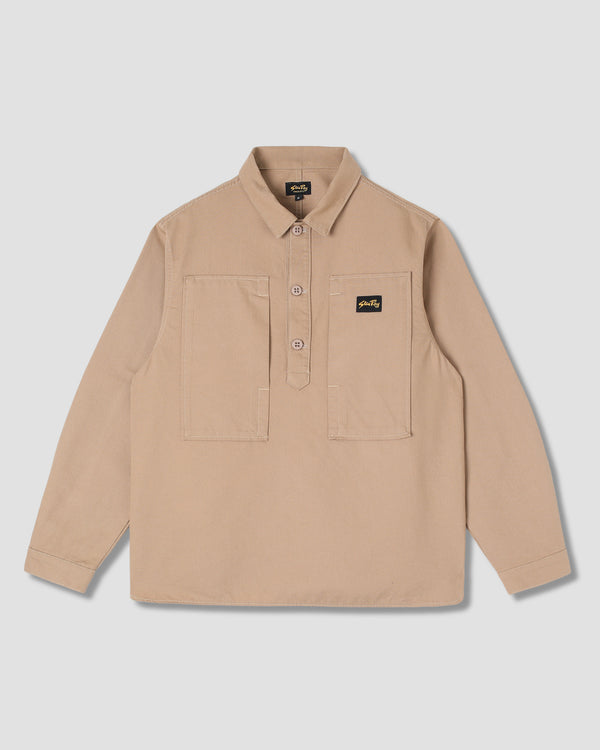 stan ray Painters Pop Over Shirt Khaki Bedford Painters Pop Over Shirt (Khaki Bedford)