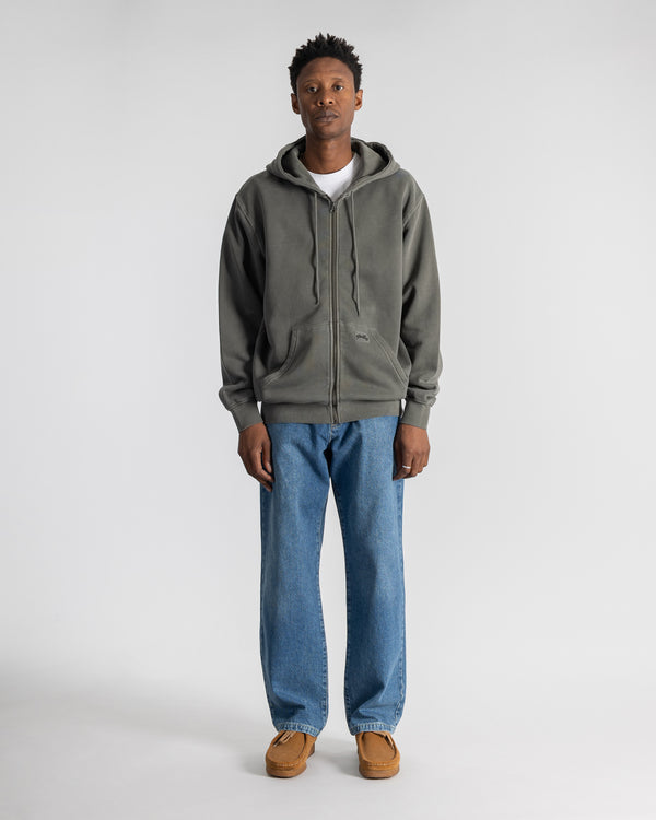 Stan Ray Patch Zip Hood Washed Black Patch Zip Hood (Washed Black)