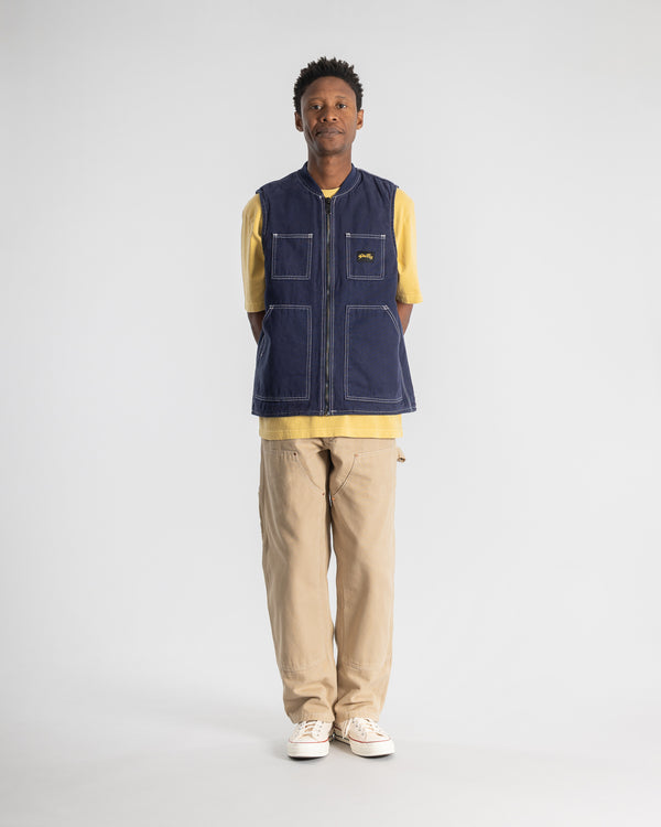 Stan Ray Pork Chop Vest Washed Navy Pork Chop Vest (Washed Navy)