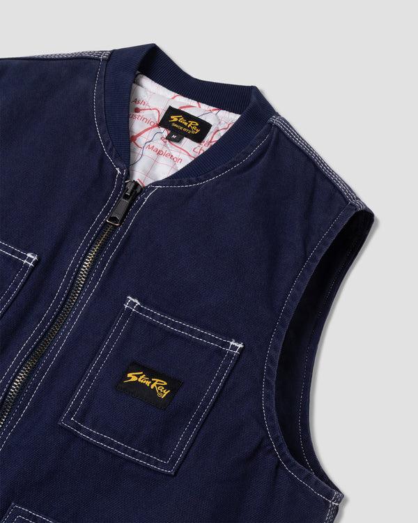 Stan Ray Pork Chop Vest Washed Navy Pork Chop Vest (Washed Navy)