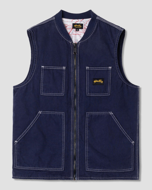 stan ray Pork Chop Vest Washed Navy Pork Chop Vest (Washed Navy)