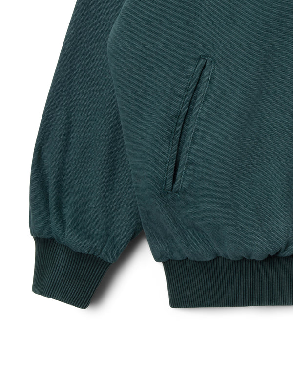 Stan Ray Roughneck Collared Bomber Washed Botanical Green Canvas Roughneck Collared Bomber (Washed Botanical Green Canvas)