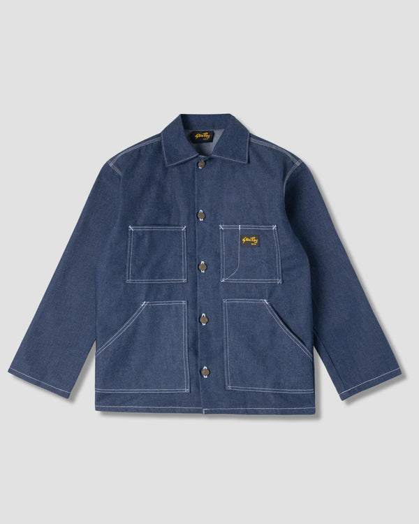 stan ray Shop Jacket Indigo Denim Shop Jacket (Indigo Denim)