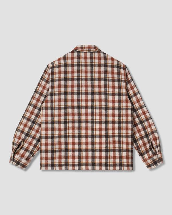 Stan Ray Zip Shirt Tan Plaid Zip Shirt (Tan Plaid)