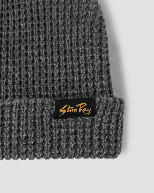 Stan Ray Waffle Beanie Charcoal Waffle Beanie (Charcoal)