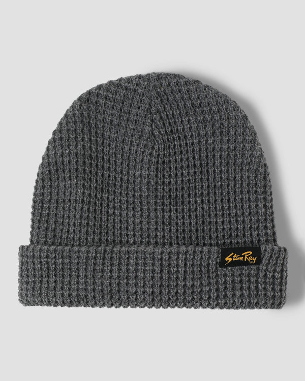 stan ray Waffle Beanie Charcoal Waffle Beanie (Charcoal)