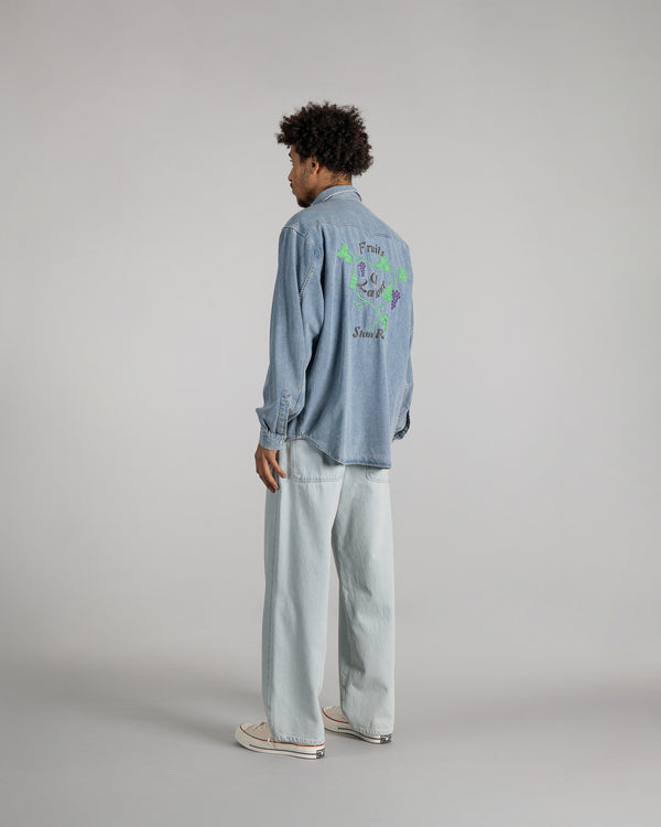 Stan Ray Western Shirt Stonewashed Denim Western Shirt (Stonewashed Denim)