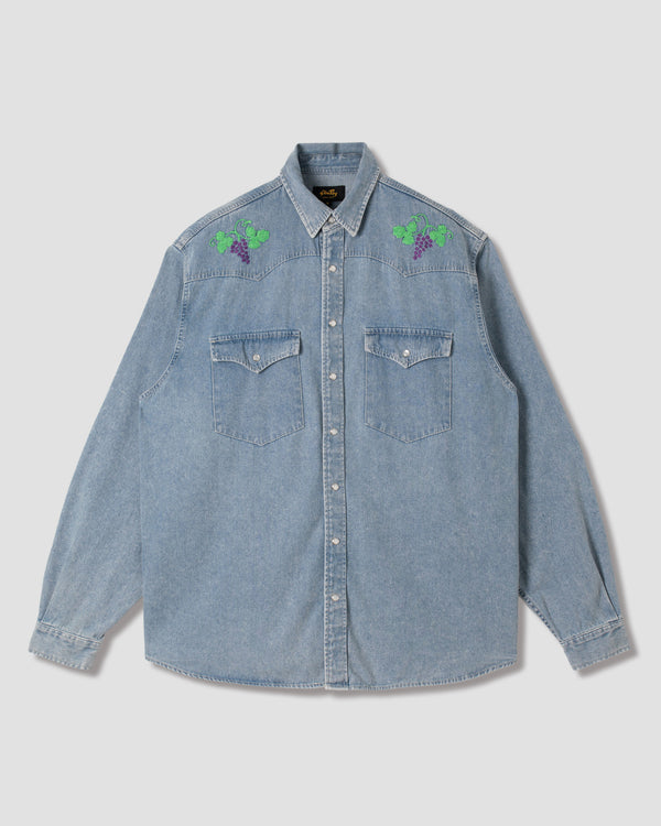 stan ray Western Shirt Stonewashed Denim Western Shirt (Stonewashed Denim)