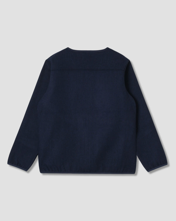 Stan Ray Wool Fleece Cardigan Navy Heather Wool Fleece Cardigan (Navy Heather)