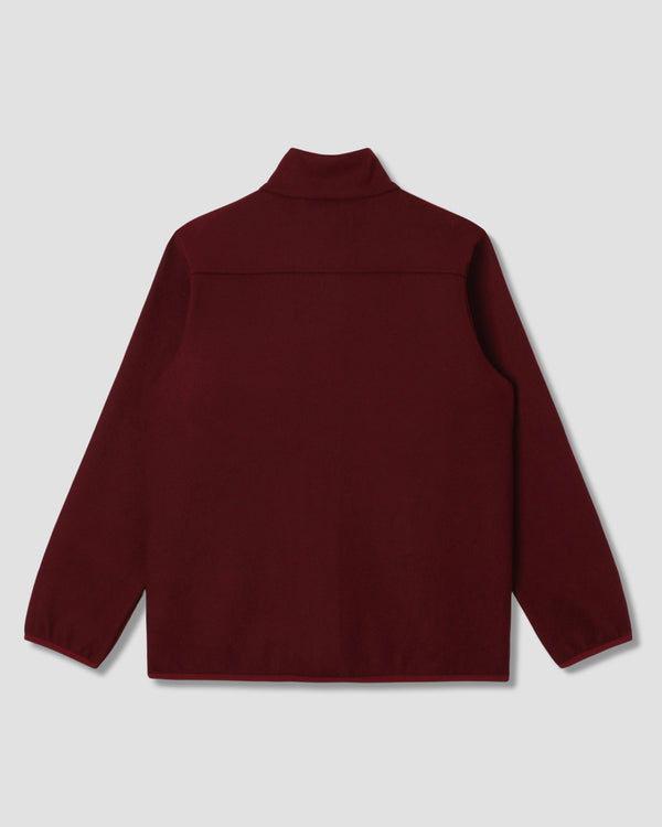 Stan Ray Wool Fleece Jacket Dark Red Heather Wool Fleece Jacket (Dark Red Heather)