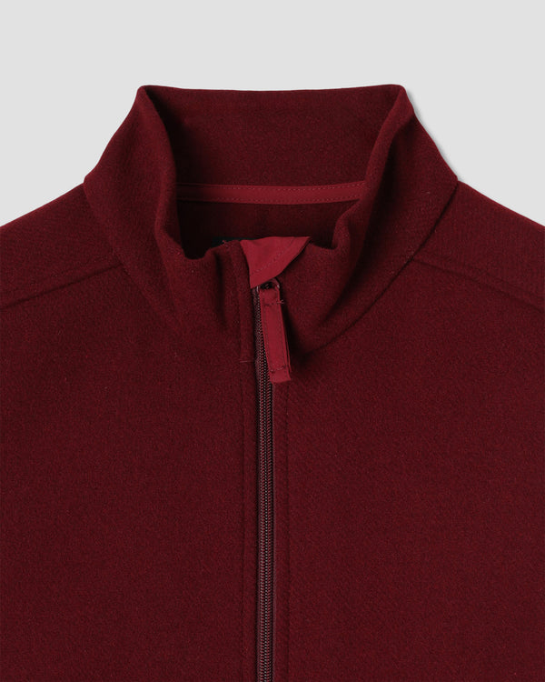 Stan Ray Wool Fleece Vest Dark Red Heather Wool Fleece Vest (Dark Red Heather )