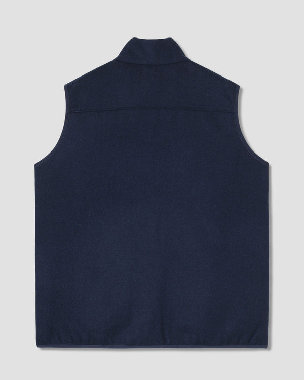 Stan Ray Wool Fleece Vest Navy Heather Wool Fleece Vest (Navy Heather)