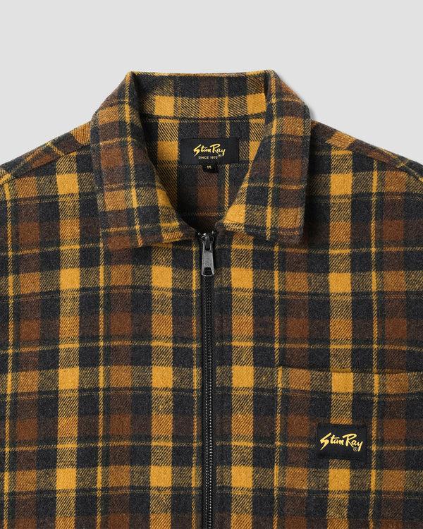 Stan Ray Zip Shirt Acorn Plaid Zip Shirt (Acorn Plaid)