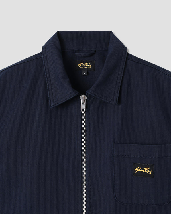 Stan Ray Zip Shirt Navy Bedford Zip Shirt (Navy Bedford)