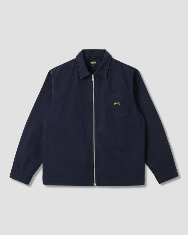 stan ray Zip Shirt Navy Bedford Zip Shirt (Navy Bedford)