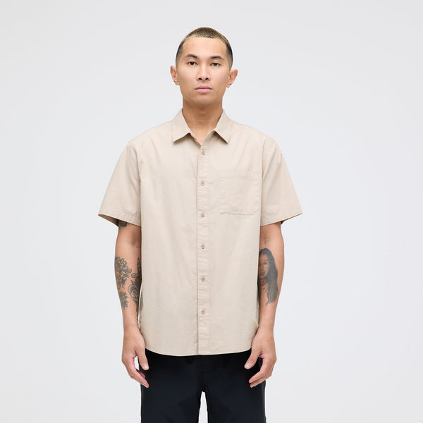 stance BALES BUTTON UP T-SHIRT