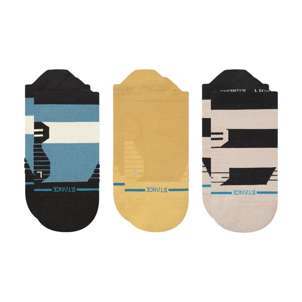 stance FLAT OUT OK LIGHT TAB SOCK 3 PACK
